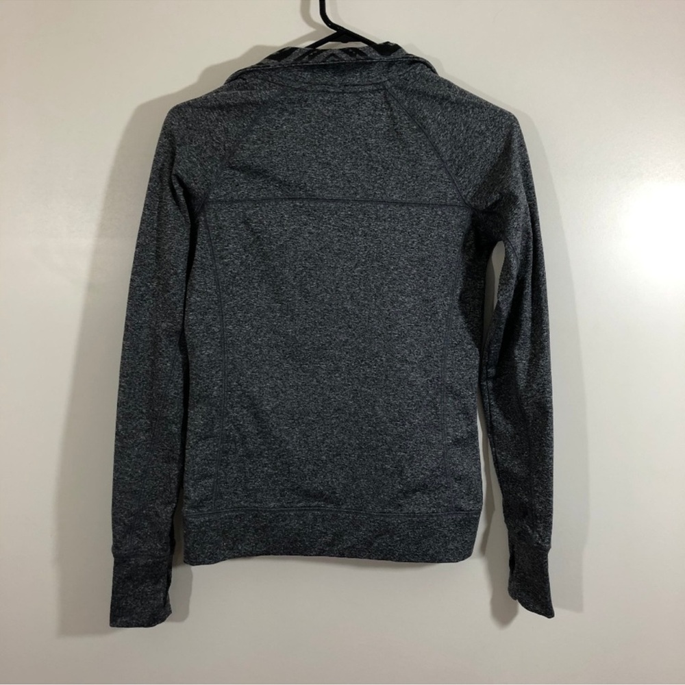 PINK Victoria's Secret Partial Zip Top Gray XS - Picture 7 of 7
